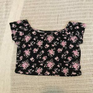Forever 21 Floral Crop Top
